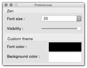 Zen Preferences 1.0.3